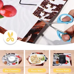 Kuber Industries Beige 3 Pieces Tea Printed Water Resistant Shelf Liner image 4