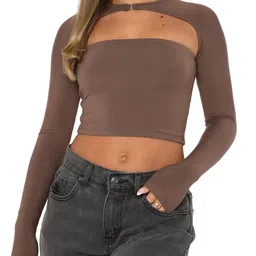 LULU & SKY Pack Of 2 Fitted Crop Tops-picture-39