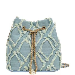 StyleCast x Revolte Women Textured Applique One Handle Bucket Handheld Bag-image-82