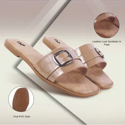 THE STHAPAK BLESS YOUR FEET Women Open Toe Flats with Buckles image 3