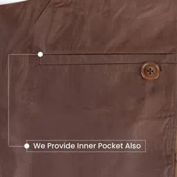 GRACYSHADE Mandarin Collar Cotton Nehru Jacket image 4