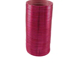 ZULKA Set of 48 Plain Glossy Finished Metal Bangles image 2