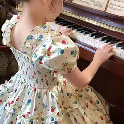 LULU & SKY Floral Print Fit & Flare Dress image 2