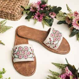 Anouk Women Printed Ethnic Open Toe Flats-picture-36