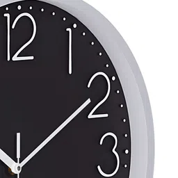 RANDOM Silver-Toned & Black Wall Clock image 4