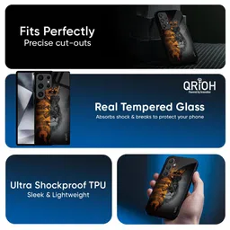 QRIOH Quirky Printed Samsung Galaxy S23 Ultra 5G Back Case Mobile Accessories image 2