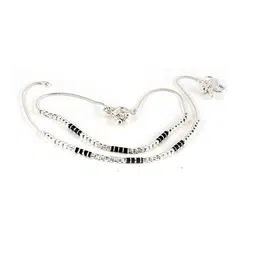 Heer Collection Silver-Plated Anklet image 2
