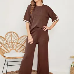 Moda Rapido Round Neck Top With Trousers Co-Ords image 3