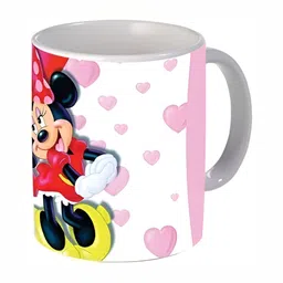 Mr UVD White & Red Graphic Printed Ceramic Glossy Mug 350 ml image 2