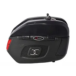 ZOOOMY Bike Side Luggage Box (Black) Compatible with Royal Enfield Thunderbird 500 Type 1 image 1