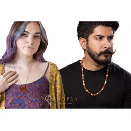 GenZcomplex Unisex Seven Mukhi Contemporary Rudraksha Pendant image 2