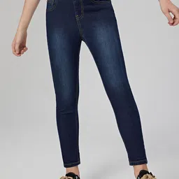 Kotty Girls Low Distress Stretchable Jeans-image-1