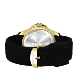 Sylvi Men Patterned Dial Analogue Watch NIC-BLK-Gold-BLK image 3