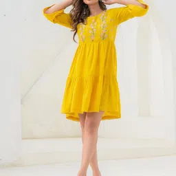 Juniper Floral Embroidered Fit & Flare Midi Dress-picture-15