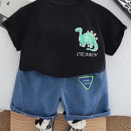 StyleCast x Revolte Boys Printed Short Sleeves T-shirt With Shorts-picture-27