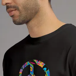 INDISSH Men Typography Printed T-shirt image 4