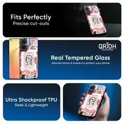 QRIOH Quirky Printed Oppo Reno14 Pro 5G Silicone Back Case image 2