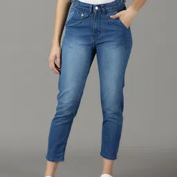 SHOWOFF Women High-Rise Light Fade Stretchable Jeans-image-38