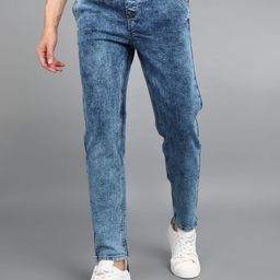 Urbano Fashion Men Regular Fit Washed Heavy Fade Stretchable Jeans-picture-13