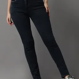SHOWOFF Women Black Jean Slim Fit High-Rise Stretchable Jeans-picture-34