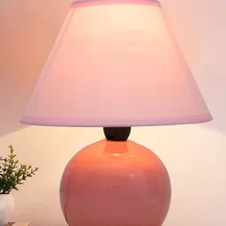 Homesake Pink Ceramic Table Lamp-image-4