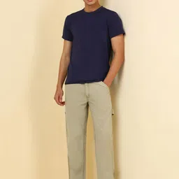 Allen Solly Men Mid-Rise Cotton Regular Trousers image 5