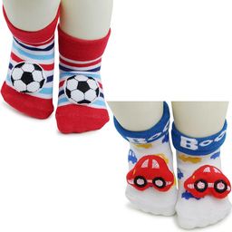 NESKA MODA Red Ankle Length Socks-picture-48