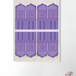 nestroots Purple & White 1 Piece Canvas Abstract Wall Paintings-picture-27