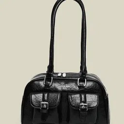 corsica DressBerry PU Structured Shoulder Bag image 1