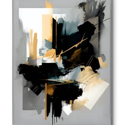 SAF Grey Canvas Other Wall Paintings image 2