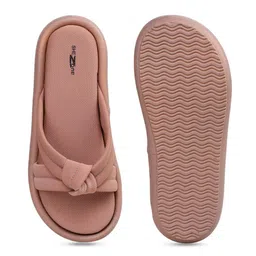 Shezone Women Textured Open Toe Flats image 4