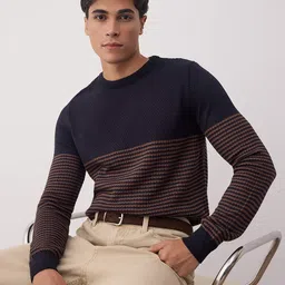 Trendyol Men Colourblocked Pullover-picture-39