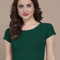 Dream Beauty Fashion Women Cap Sleeves Fitted Crop Top-picture-28