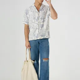 JOHN WATSON Men Classic Printed Casual Shirt image 3