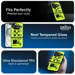 QRIOH Conversational Printed iPhone 16 Back Case Mobile Accessories image 3