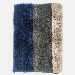 RJVT Blue Microfibre 1400 GSM Bath Rugs-picture-22