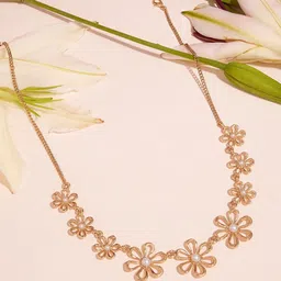 AMI Gold-Plated Pearls-Beaded Necklace-image-15