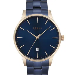 Obaku Men Embellished Dial Stainless Steel Bracelet Style Straps Analogue Watch V247XDVLSL-picture-33