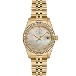 SANTA BARBARA POLO & RACQUET CLUB Women Dial & Stainless Steel Bracelet Style Straps Analogue Watch image 1