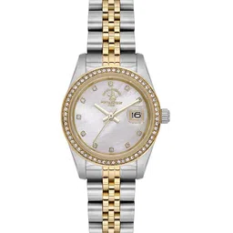 SANTA BARBARA POLO & RACQUET CLUB Women Dial & Stainless Steel Bracelet Style Straps Analogue Watch-picture-18