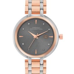 French Connection Women Embellished Dial & Stainless Steel Bracelet Style Straps Analogue Automatic Watch-picture-9