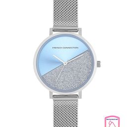 French Connection Women Embellished Dial & Stainless Steel Bracelet Style Straps Analogue Watch FCN0008L-R-picture-18