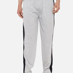 FFLIRTYGO Men Grey Solid Comfort-Fit Pure Cotton Track Pants-picture-42