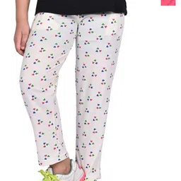 BAESD Girls Pack Of 2 Printed Pure Cotton Track Pants-picture-35
