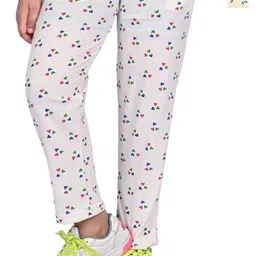 BAESD Girls Pack Of 2 Printed Pure Cotton Track Pants-picture-36