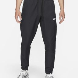 Nike Men Black Sportswear Trackpants-picture-13