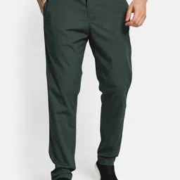 Octave Men Cotton Mid-Rise Track Pants image 1