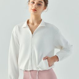 JC Collection Women Hooded Lightweight Training or Gym Sporty Jacket-picture-1