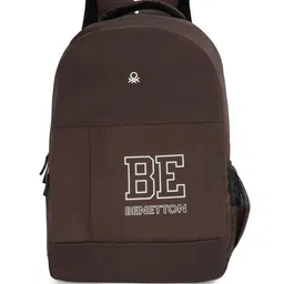 United Colors of Benetton Unisex Typography Printed Backpack image 1