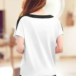 RYTE STYLE Women Colourblocked 1 T-shirt image 2